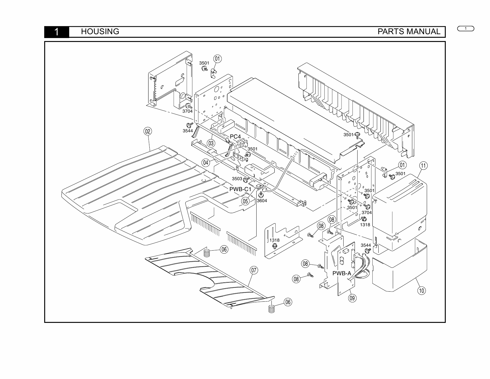 Konica-Minolta Options JS-201 Parts Manual-3